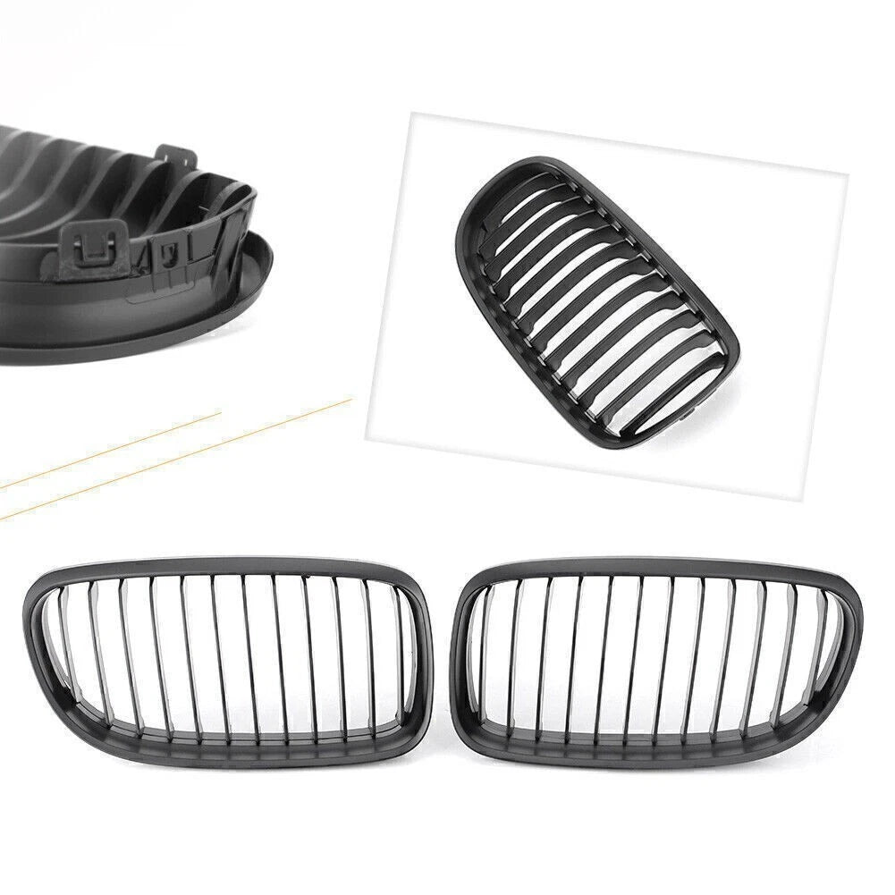 Black Front Kidney Grille for BMW E90 E91 LCI 325i 328i 335i (2009–2011)