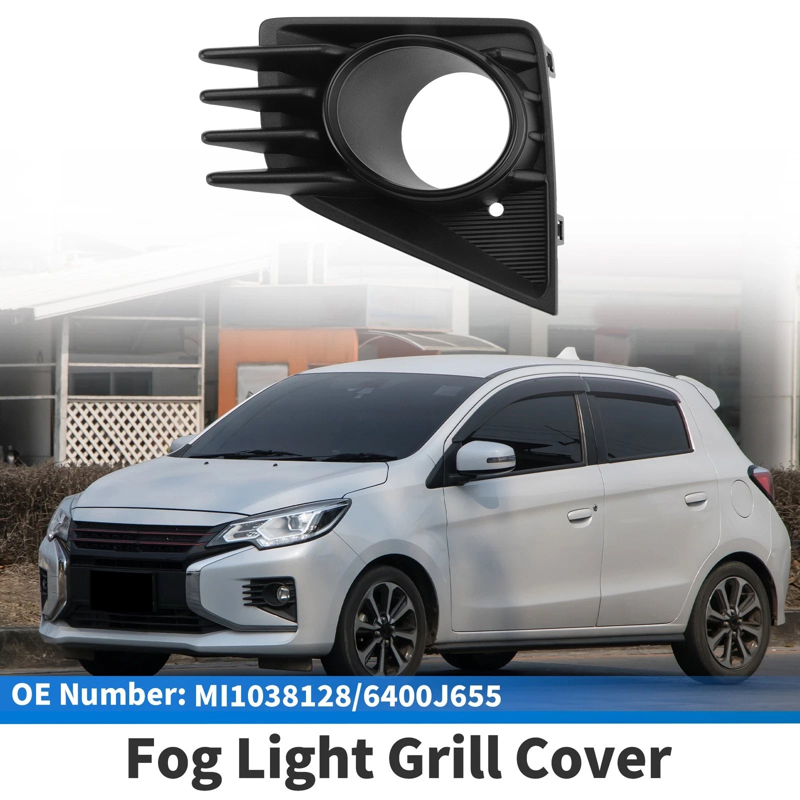 Front Left Fog Light Grill Replacement for Mitsubishi Mirage (2021–2024)