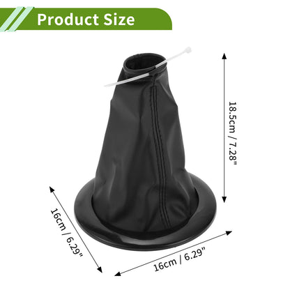 Gear Shift Stick Gaiter for Renault Megane MK II (2002–2016) Black Faux Leather