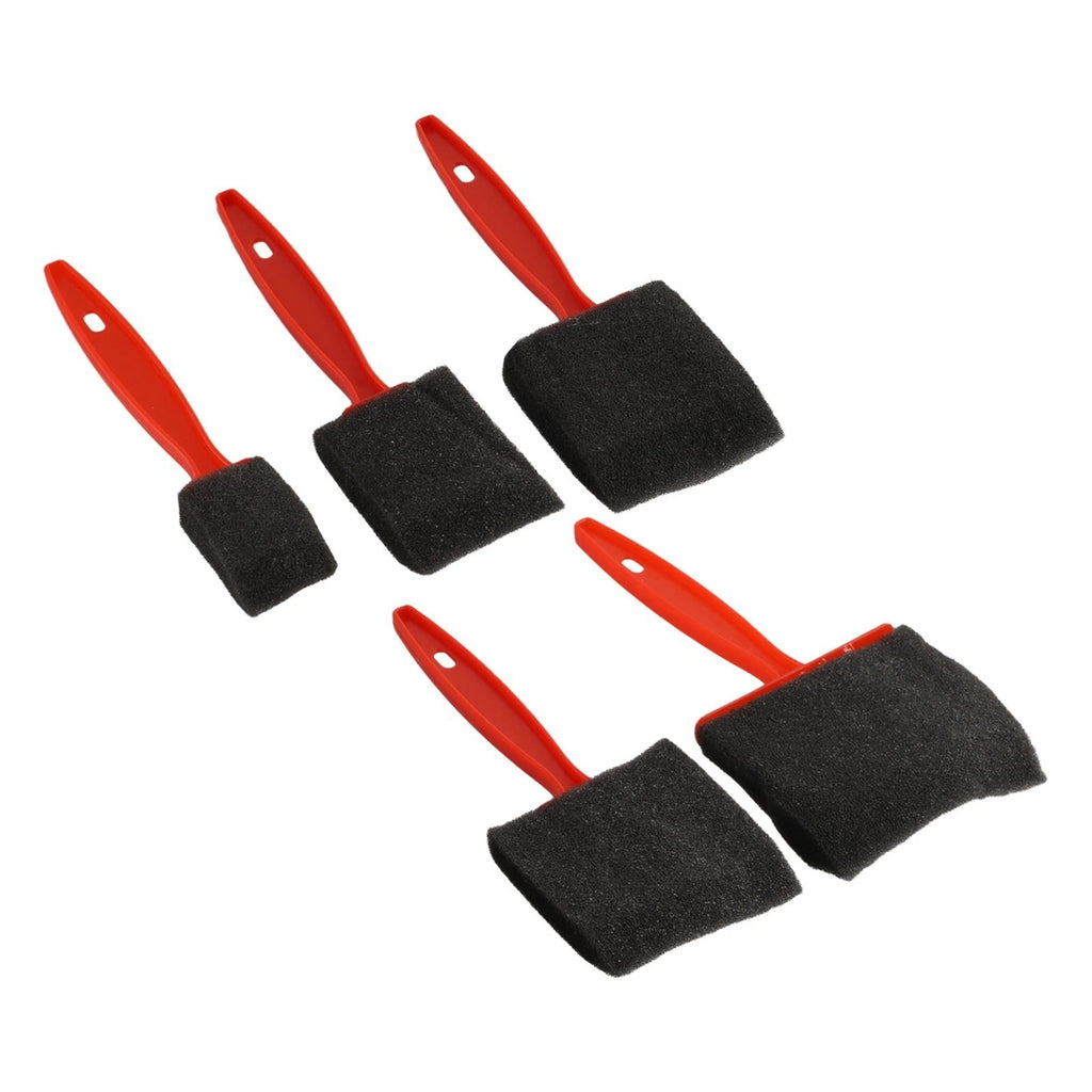 5PCS Sponge Foam Paint Brush Set for Craft Art Projects