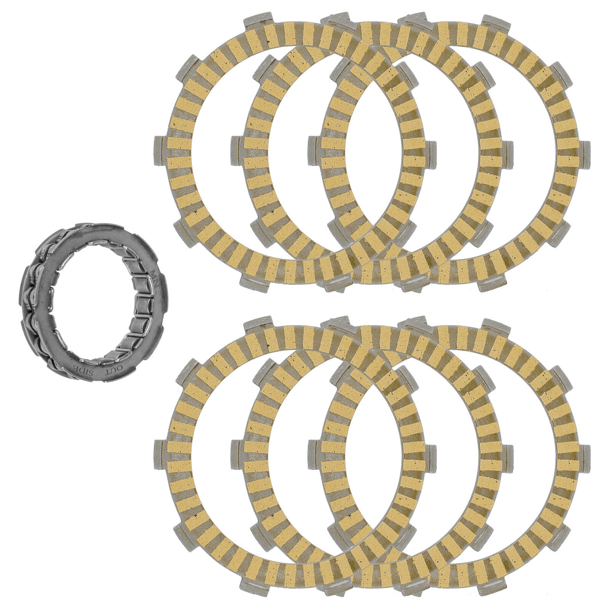 Clutch Friction Plates and Release Bearing for Honda TRX420FE Rancher (2007–2008)