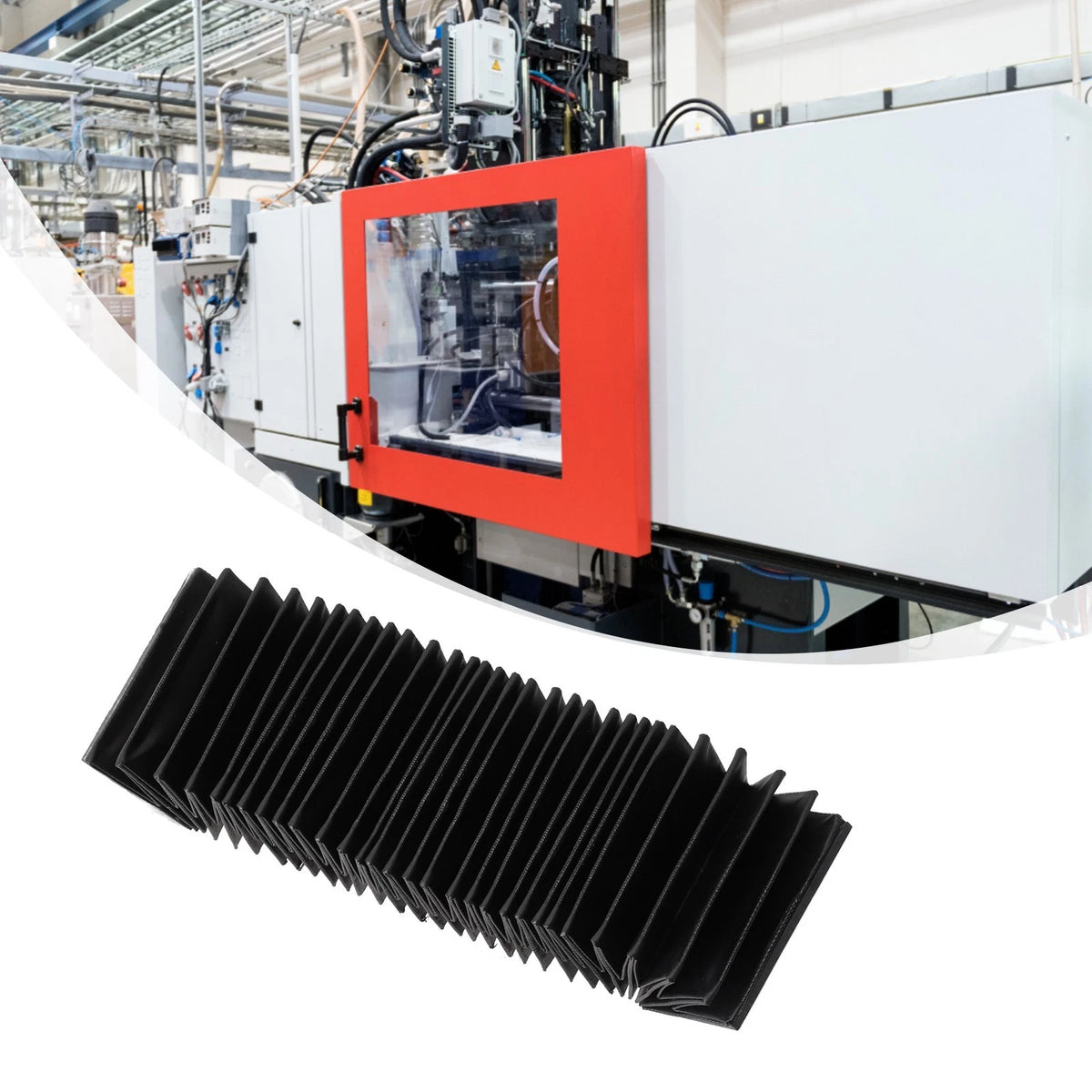 Dust Cover for CNC Guide Rail (Linear Black)