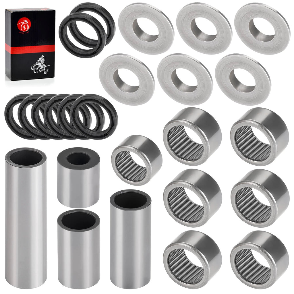 Swing Arm Linkage Bearing Seal w/Bushing for Kawasaki KFX400 DVX400 (2003–2008)