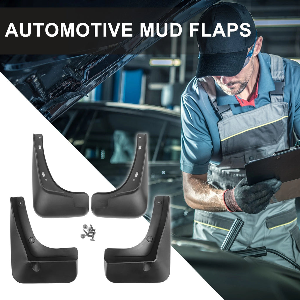 Front and Rear Side Mud Flaps Splash Guards for Chevrolet Malibu Hybrid (2017–2025)