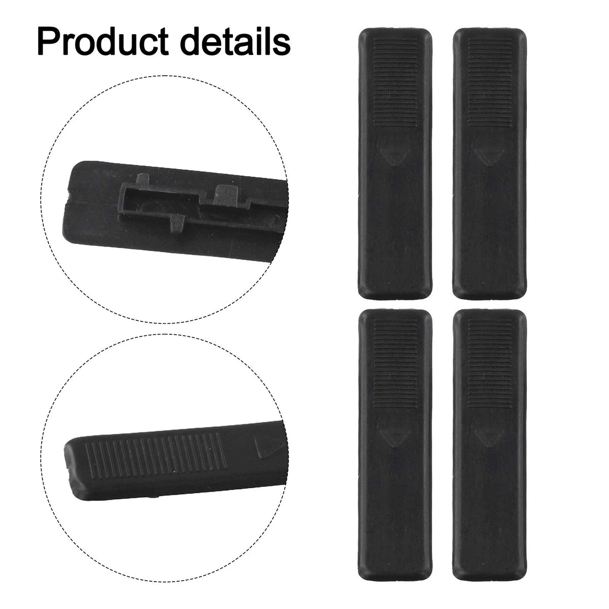 Set of 4 Roof Rail Rack Moulding Clip Covers for Mazda