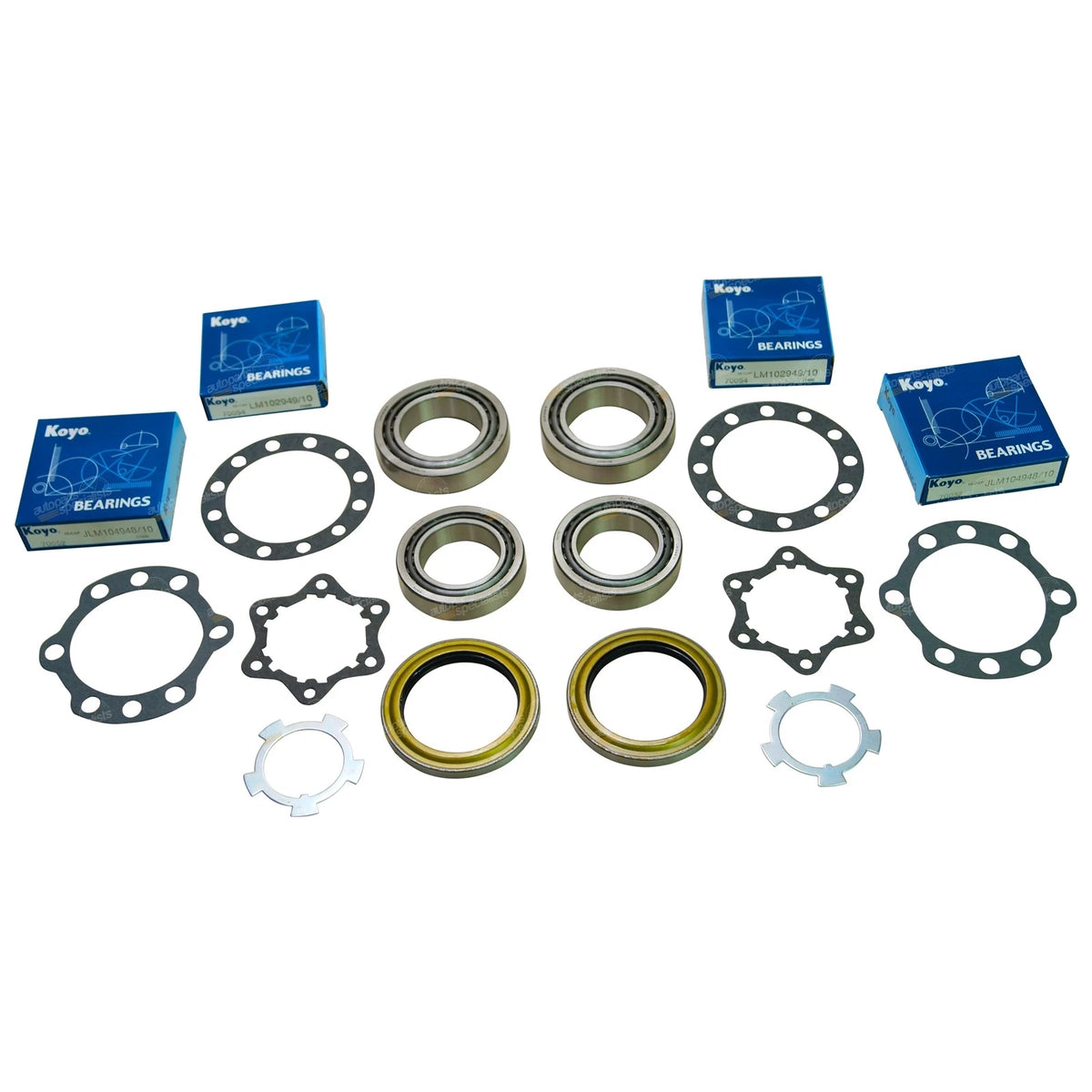 2 Front Wheel Bearing & Seal Kit for Landcruiser 60 Series (1980–1990)