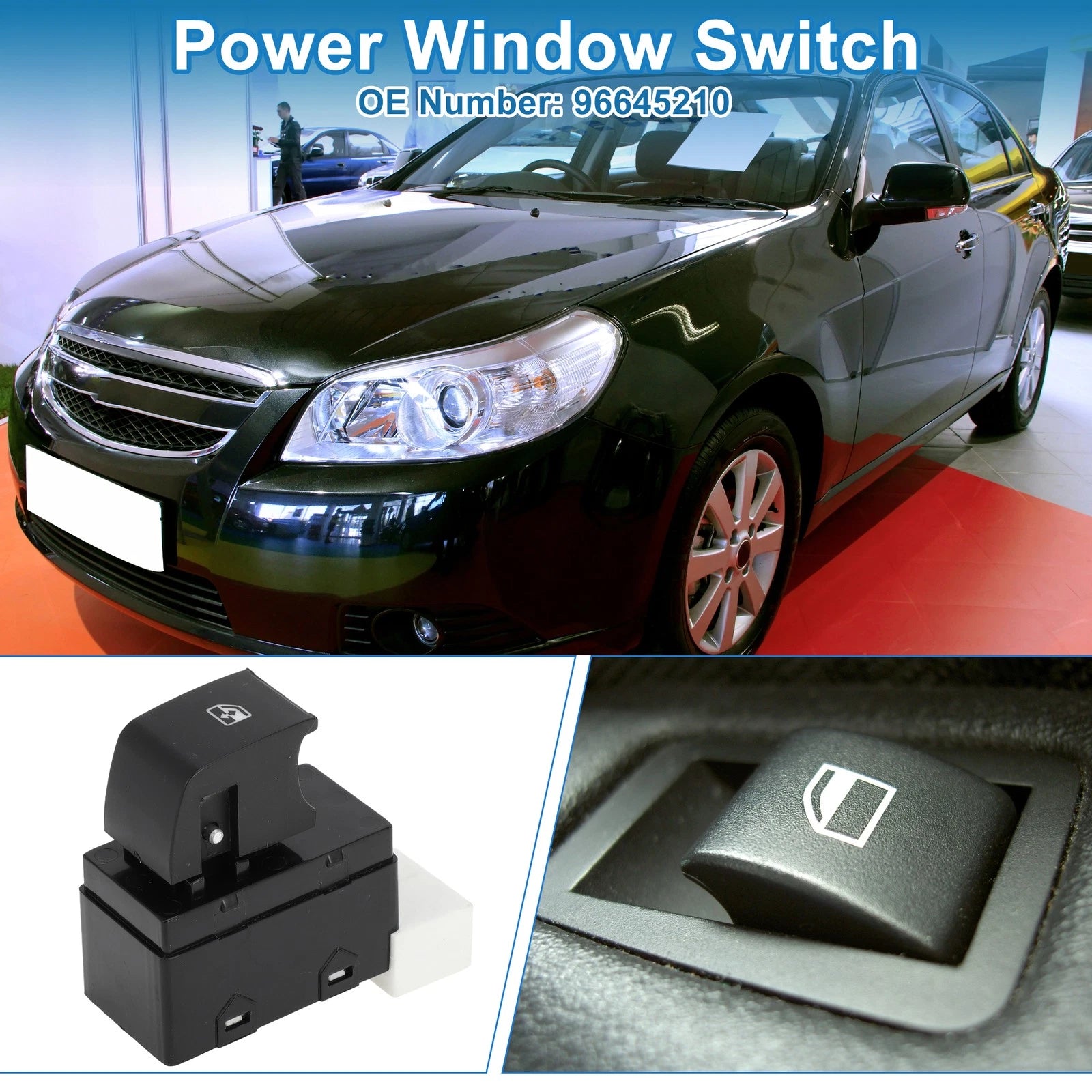 Passenger Side Power Window Switch for Chevrolet Epica (2007–2012)