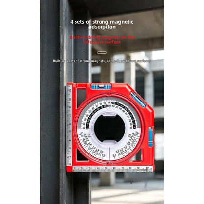 Measuring Tool for Inclination and Level Check with Dual Position Base