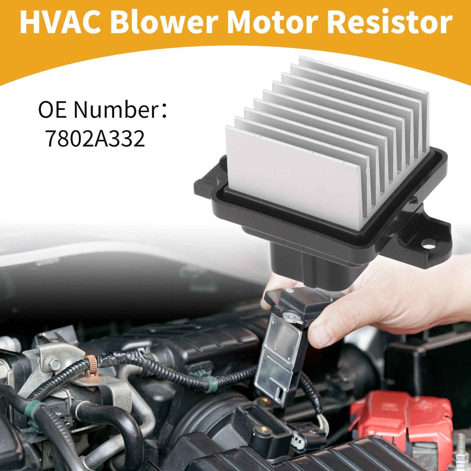 HVAC Blower Motor Resistor Replacement for Mitsubishi Outlander (2008–2016)