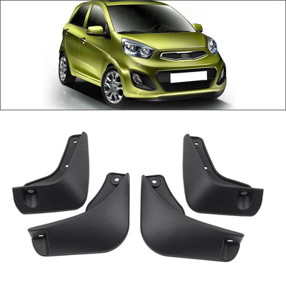 Set of 4 Wheel Mud Flaps Splash Guards for Kia Picanto (2011–2018)