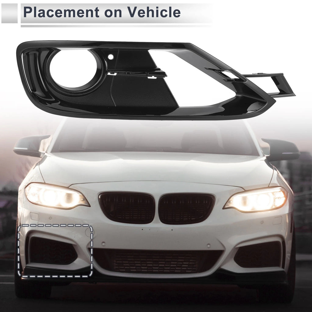 Right Front Fog Light Grill Replacement for BMW F30 F31 (2011–2018)