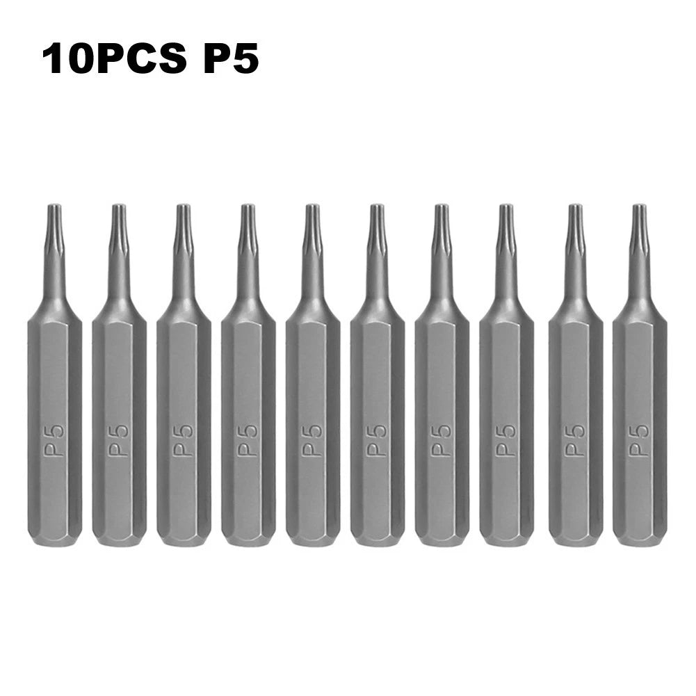 10 Piece Hex Shank Screwdriver Bit Kit for