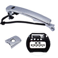 Chrome Outside Left Door Handle for Nissan Rogue (2010–2013)