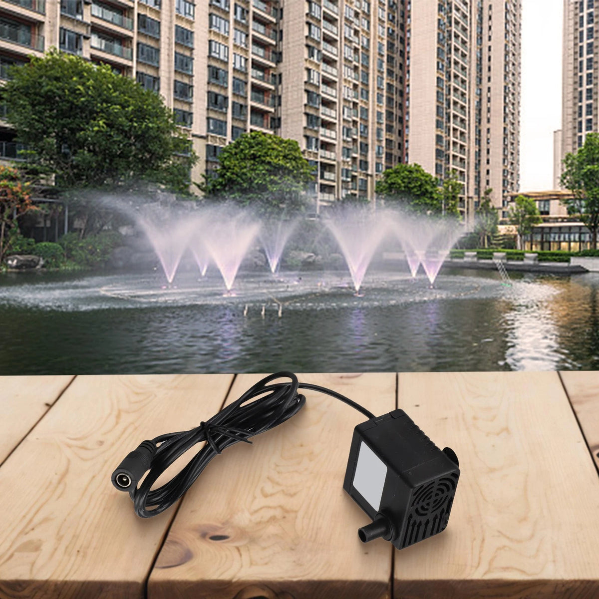 Solar Power Amphibious Water Pump for Aquarium Fountain Pond