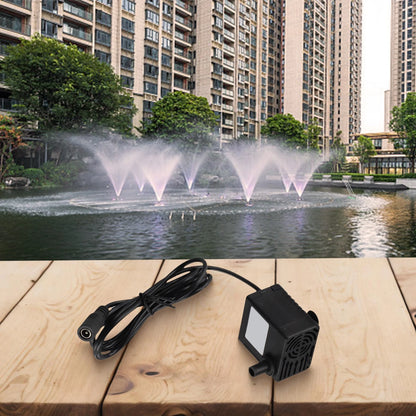 Solar Power Amphibious Water Pump for Aquarium Fountain Pond