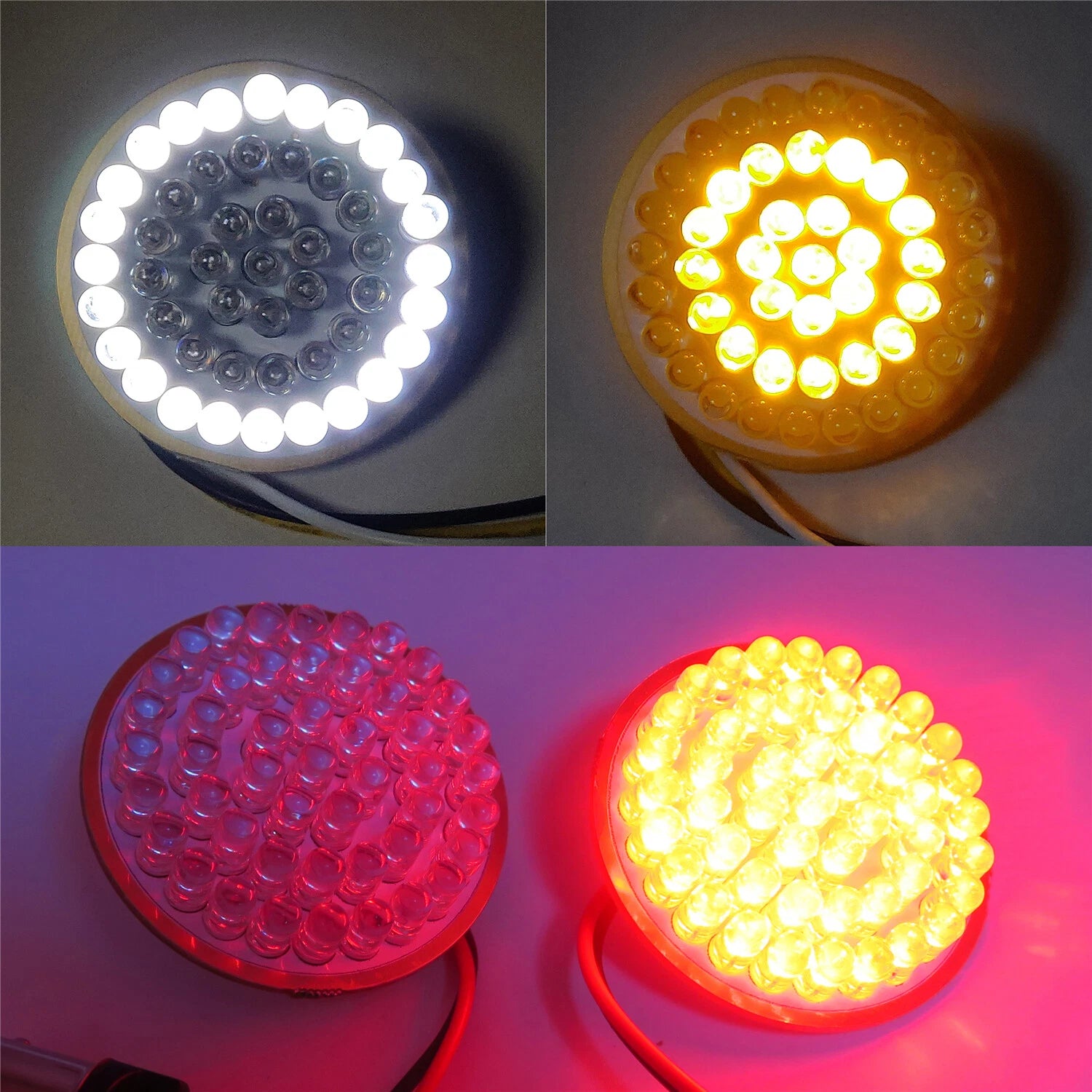 2X LED Turn Signal Light Inserts for Harley Davidson (1157 & 1156)