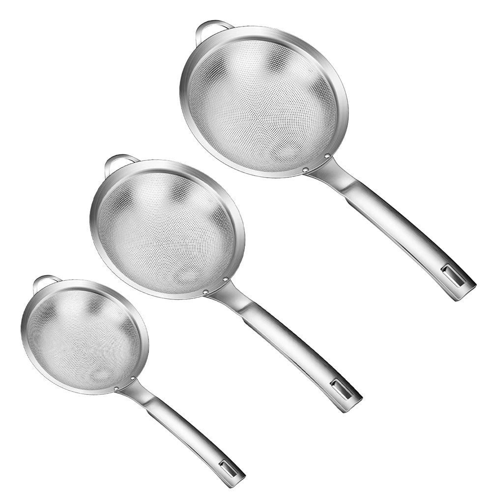 Stainless Steel Soy Milk Filter Spoon with Handle for Kitchen Tool