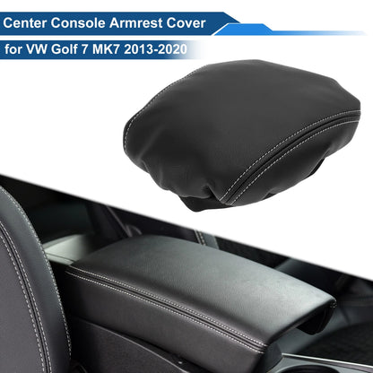 Armrest Cover for VW Golf 7 MK7 (2013–2020) Anti-Scratch Black White