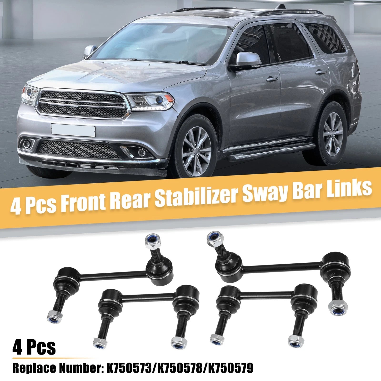 Front Rear Sway Bar Links Kit 4 Pc for Jeep Grand Cherokee (2011–2021)