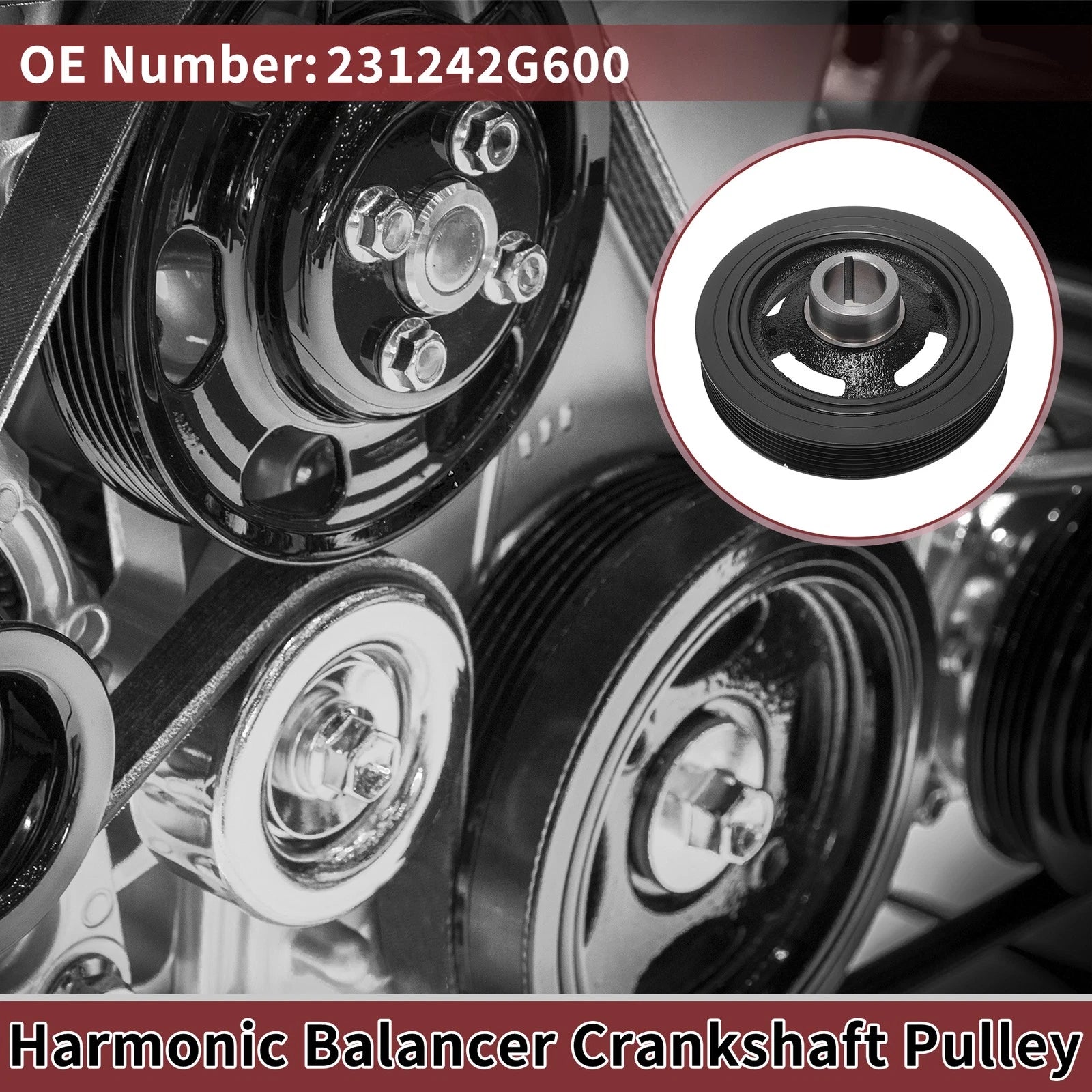 Harmonic Balancer Crankshaft Pulley Replacement for Hyundai Tucson (2019–2024)