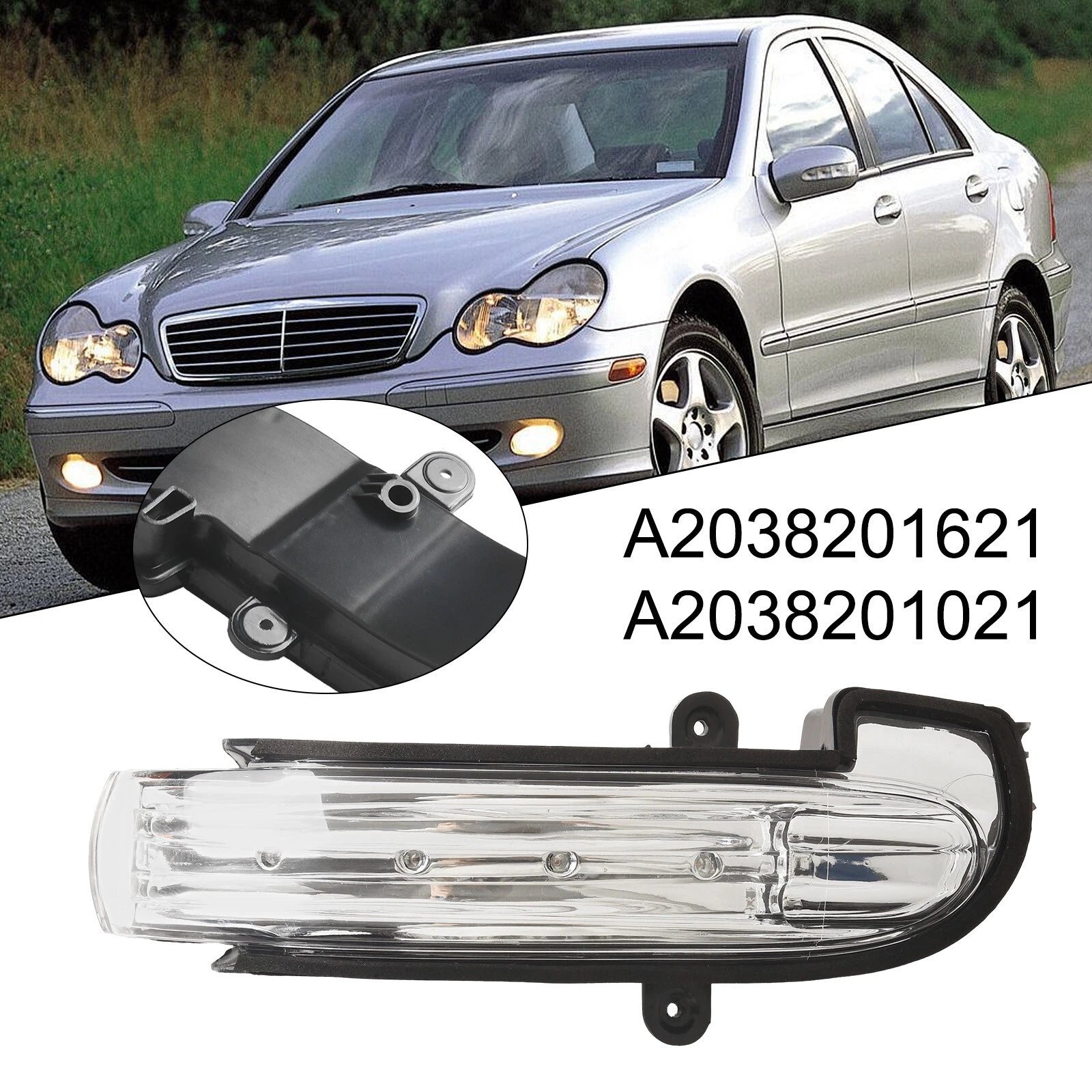 Right Side Turn Signal Light for C Class W203 (2001–2007)