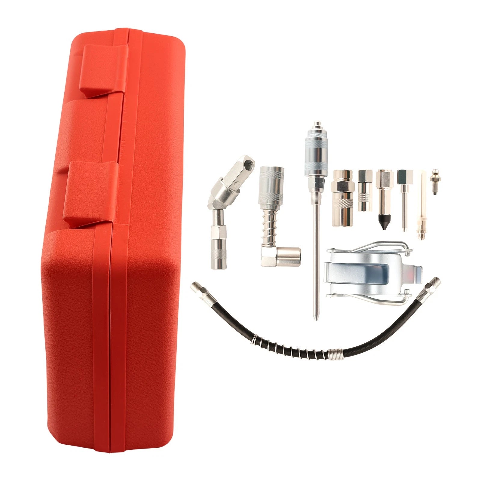 11PCS Grease Gun Coupler Kit for Heavy Duty Grease Fitting Adapters