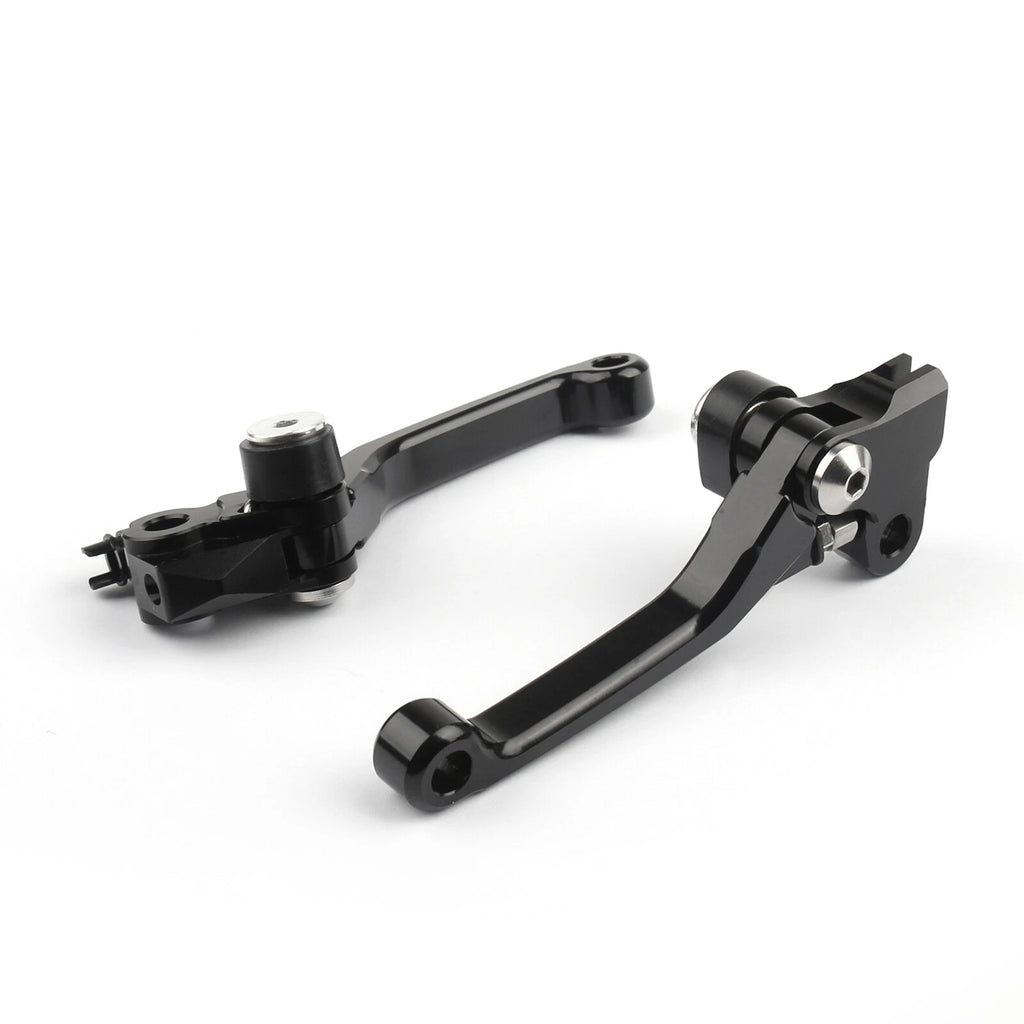 Pivot Brake Clutch Levers for Honda CRF250R CRF450R (2007–2014) Black