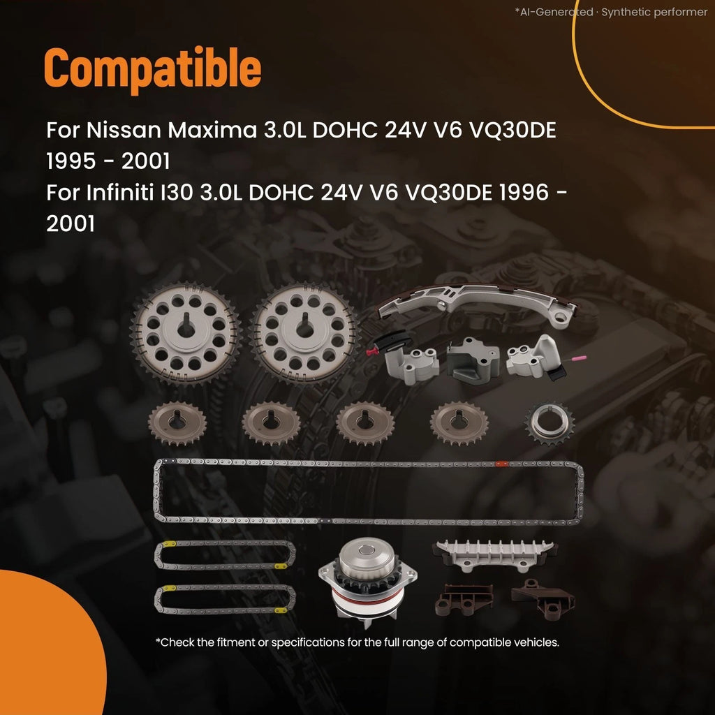 Engine Timing Set for Infiniti I30 3.0L V6 VQ30DE (1996–2001)