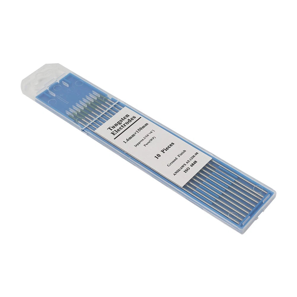10pcs WP20 Pure Tungsten Electrode 1.6 x 150mm (1/16" x 6")
