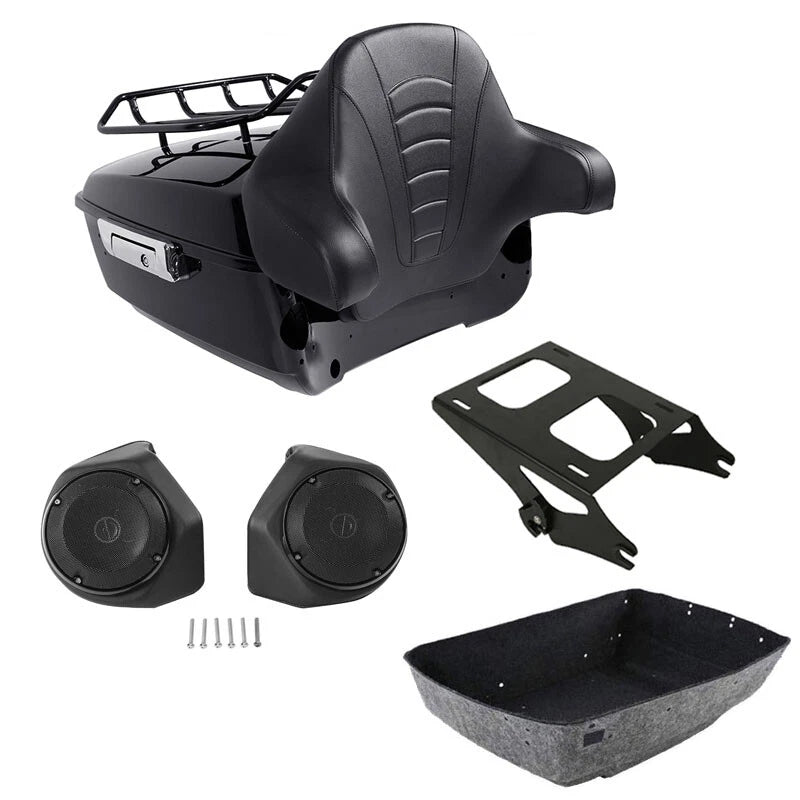 Backrest Pad Speakers for Harley Touring (2014–2026)