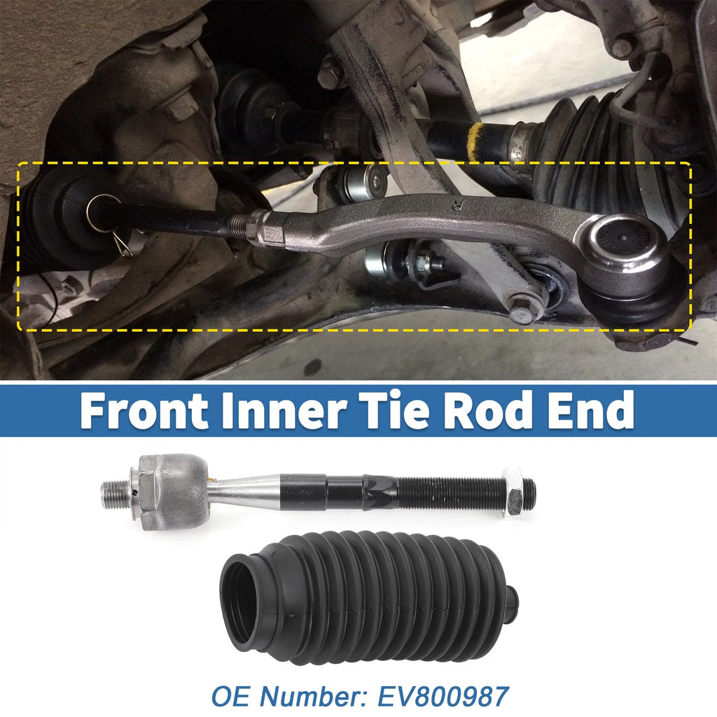 4PCS Front Inner Tie Rod End Links Replacement for Jeep Grand Cherokee (2011–2015)