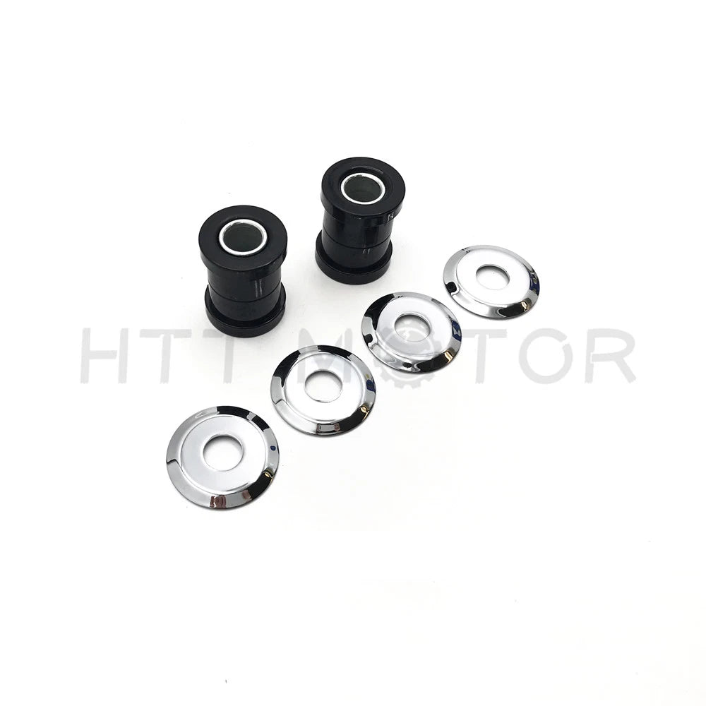 Handlebar Bushings Kit for Harley (1973–Present) - Black Thermoplastic Polyurethane