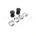 Handlebar Bushings Kit for Harley (1973–Present) - Black Thermoplastic Polyurethane