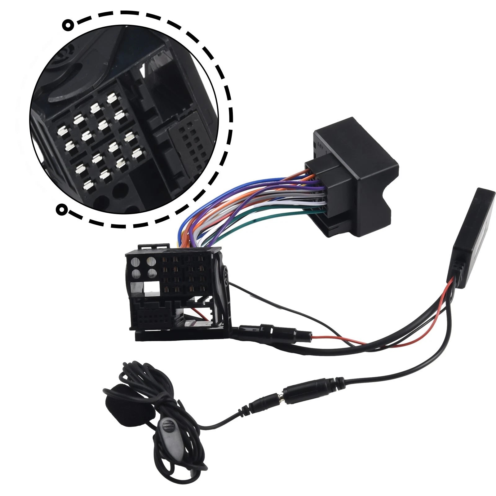 AUX IN Audio 12 Pin Cable Adapter for BMW X3 (E83)