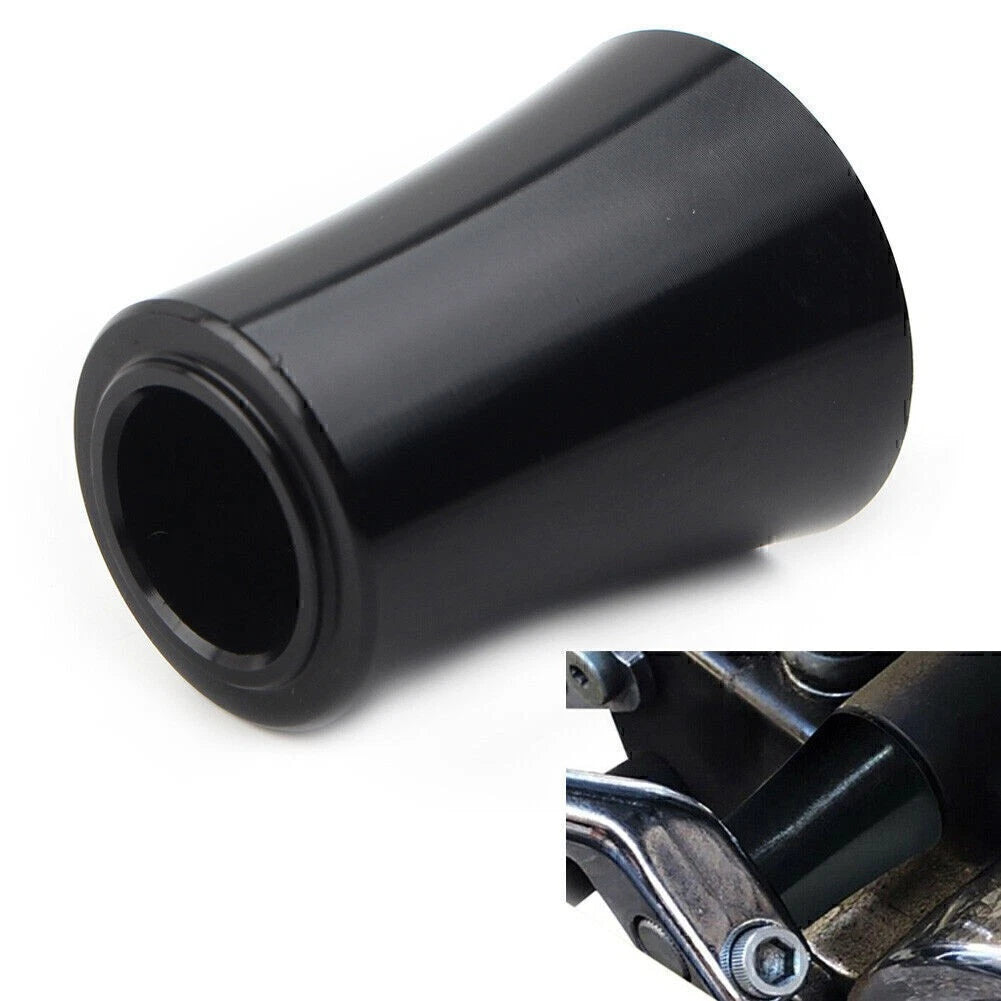 Black Heel Shift Shifter Eliminator Lever For Harley Tour Tri Glide Road King