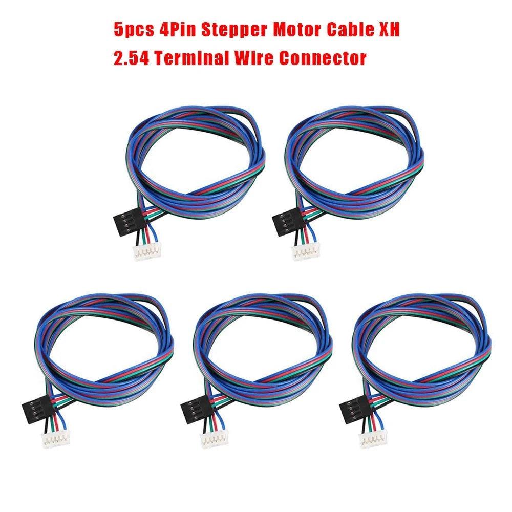 5x 4-Pin Connector for Stepper Motors (Compatible with )