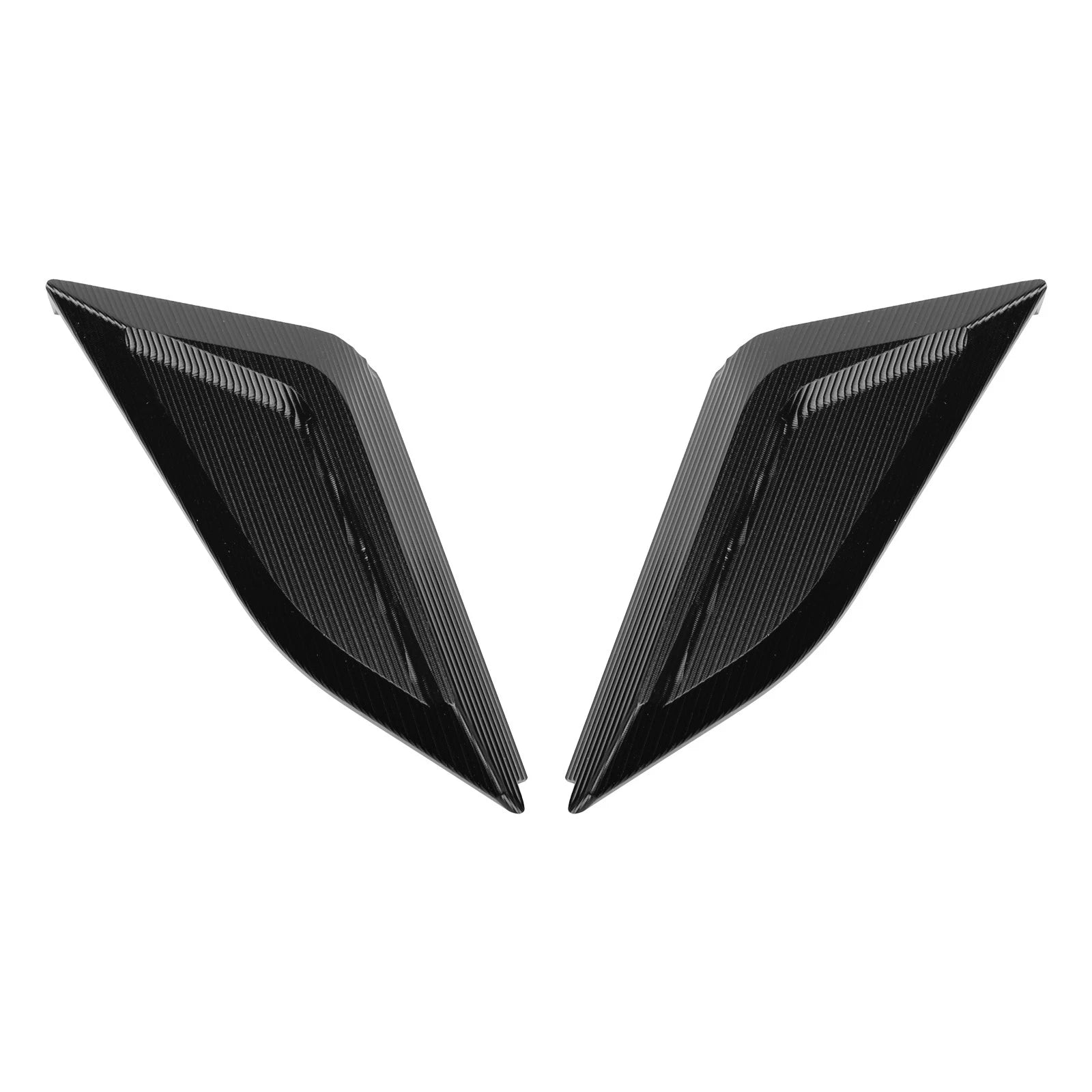 Billet Black Mirror Block Off Plates for Ducati Panigale V4/S/R V2 (2018–2024)