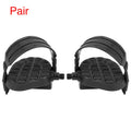 Bicycle Pedals 9/16 Platform Non Slip with Straps for All Bikes (Universal)