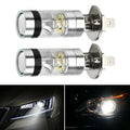 2X LED Headlight Bulbs for Projector Replacement (6000K, 1000LM)