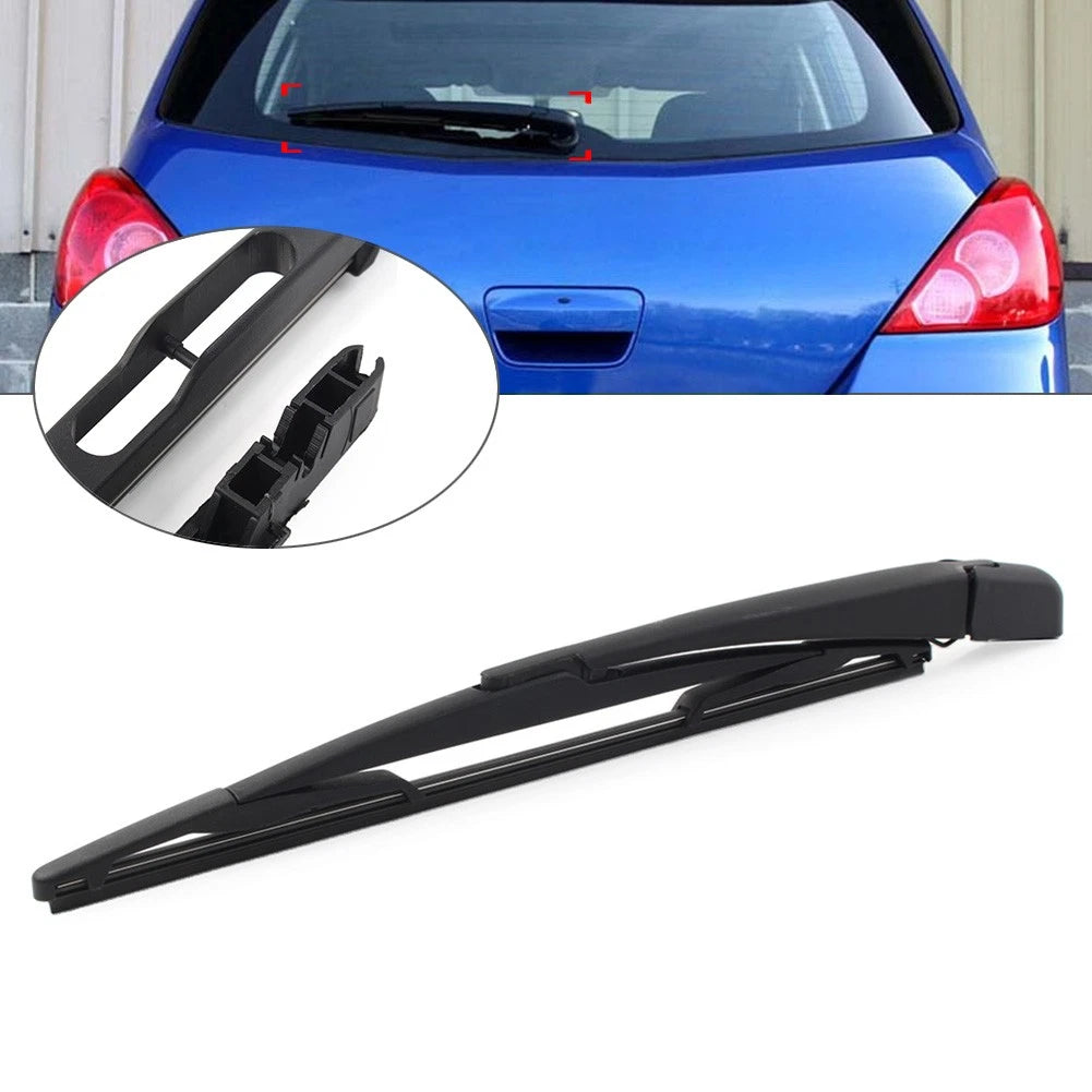 Rear Windscreen Wiper Arm & Blade Kit for Nissan Versa (2007–2012), Quest (2005–2009)