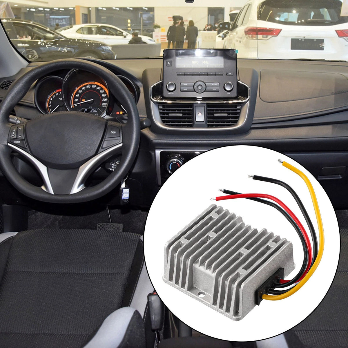48V to 12V 20A DC to DC Step Down Converter for Golf Carts (Replacement)