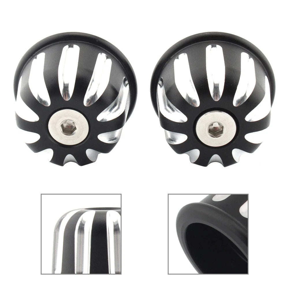 Motorcycle Handlebar Bar End Plug Caps For Street Speed Twin 16-2022 T120 T100
