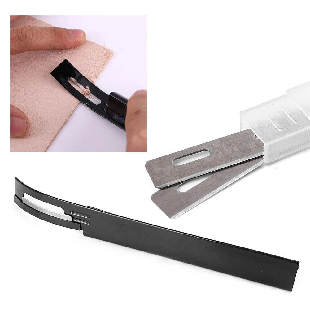 Leather Craft Safety Skiver Beveler Cutter Tool for DIY Projects