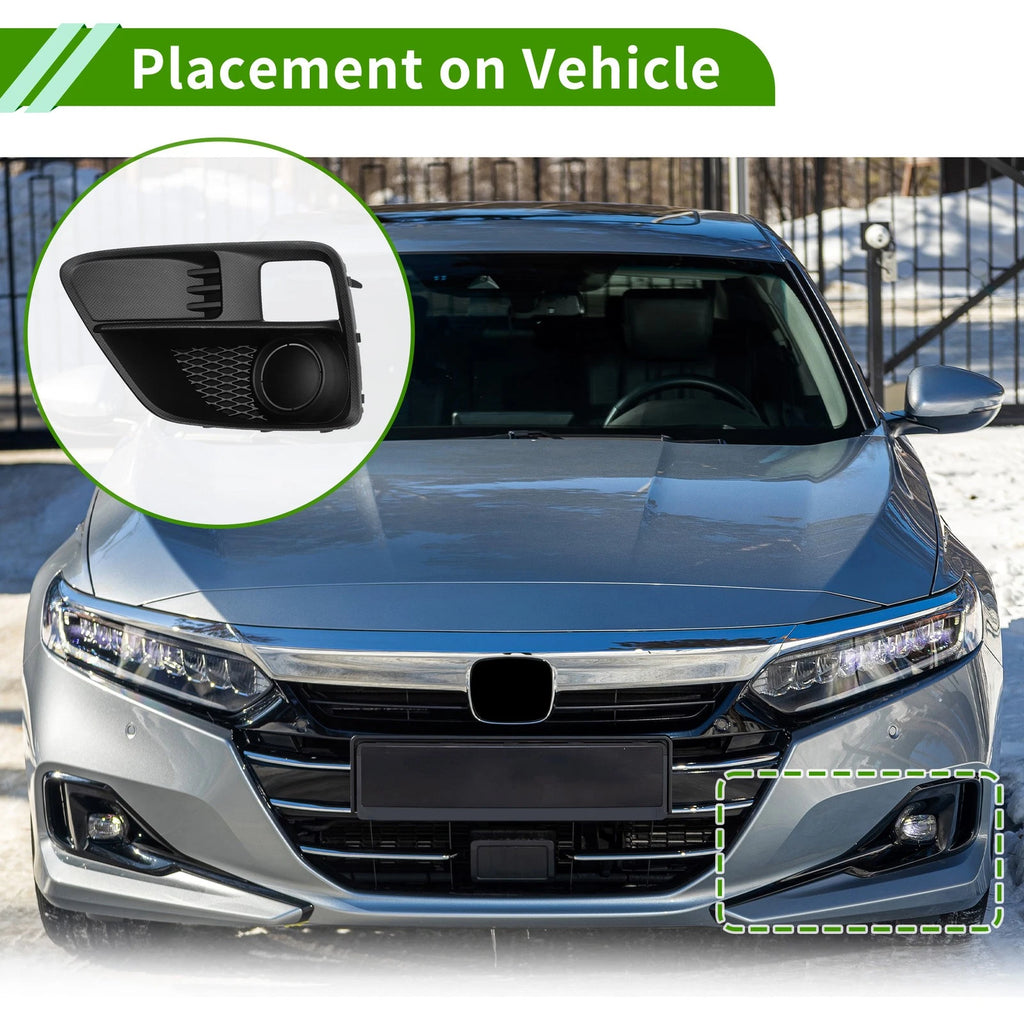 Left Front Fog Light Grill Replacement for Subaru WRX (2015–2017)