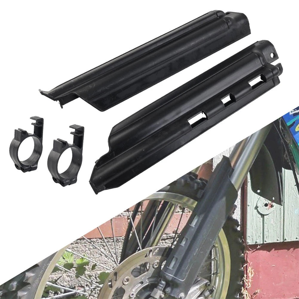 Front Fork Guides for Kawasaki KDX250/KDX200/KLX650 (1990–2006) Black