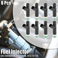 8Pcs Fuel Injector Nozzle Replacement for Dodge Dakota Durango (1987–1999)