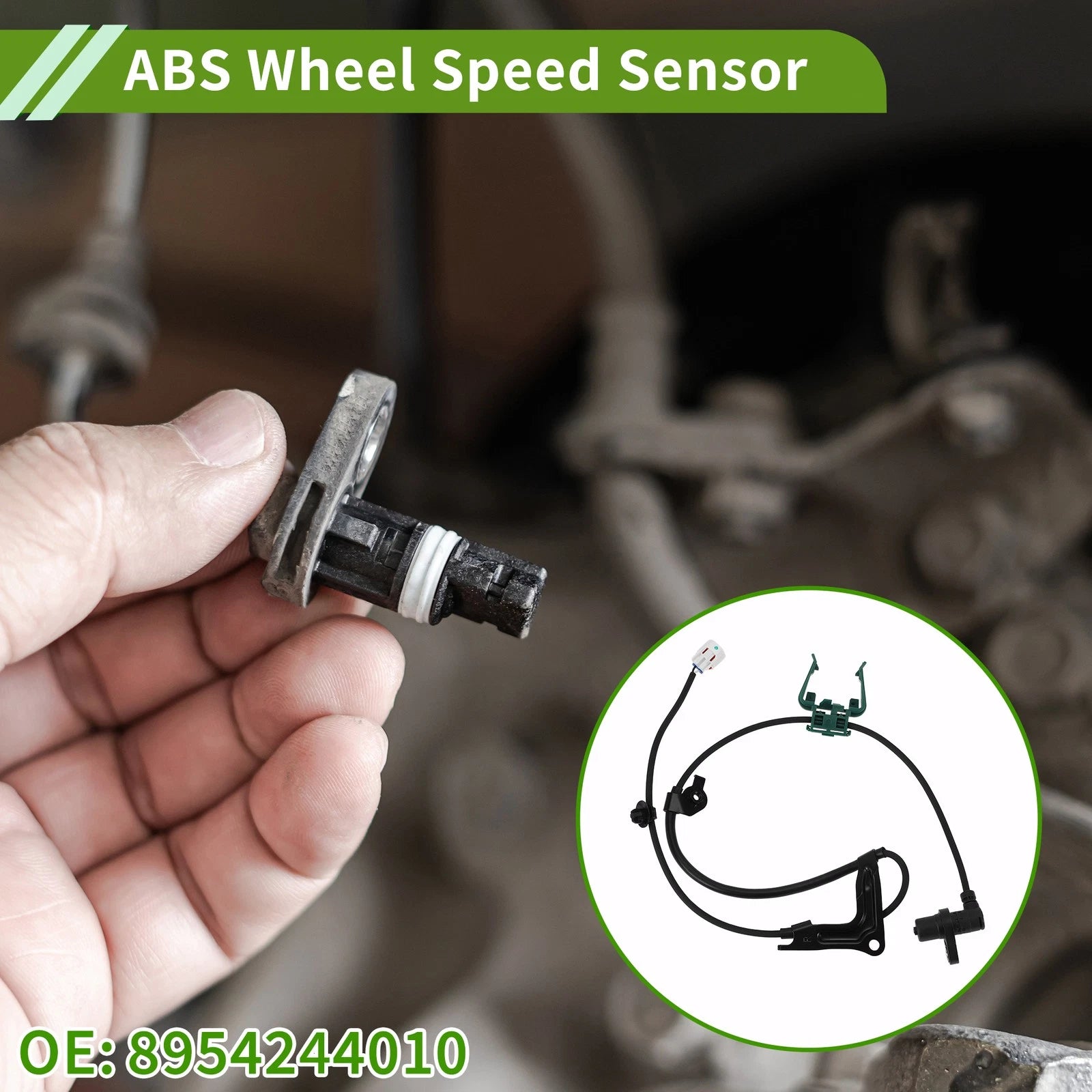 ABS Wheel Speed Sensor Front Right Replacement for Toyota Picnic (2006–2018)