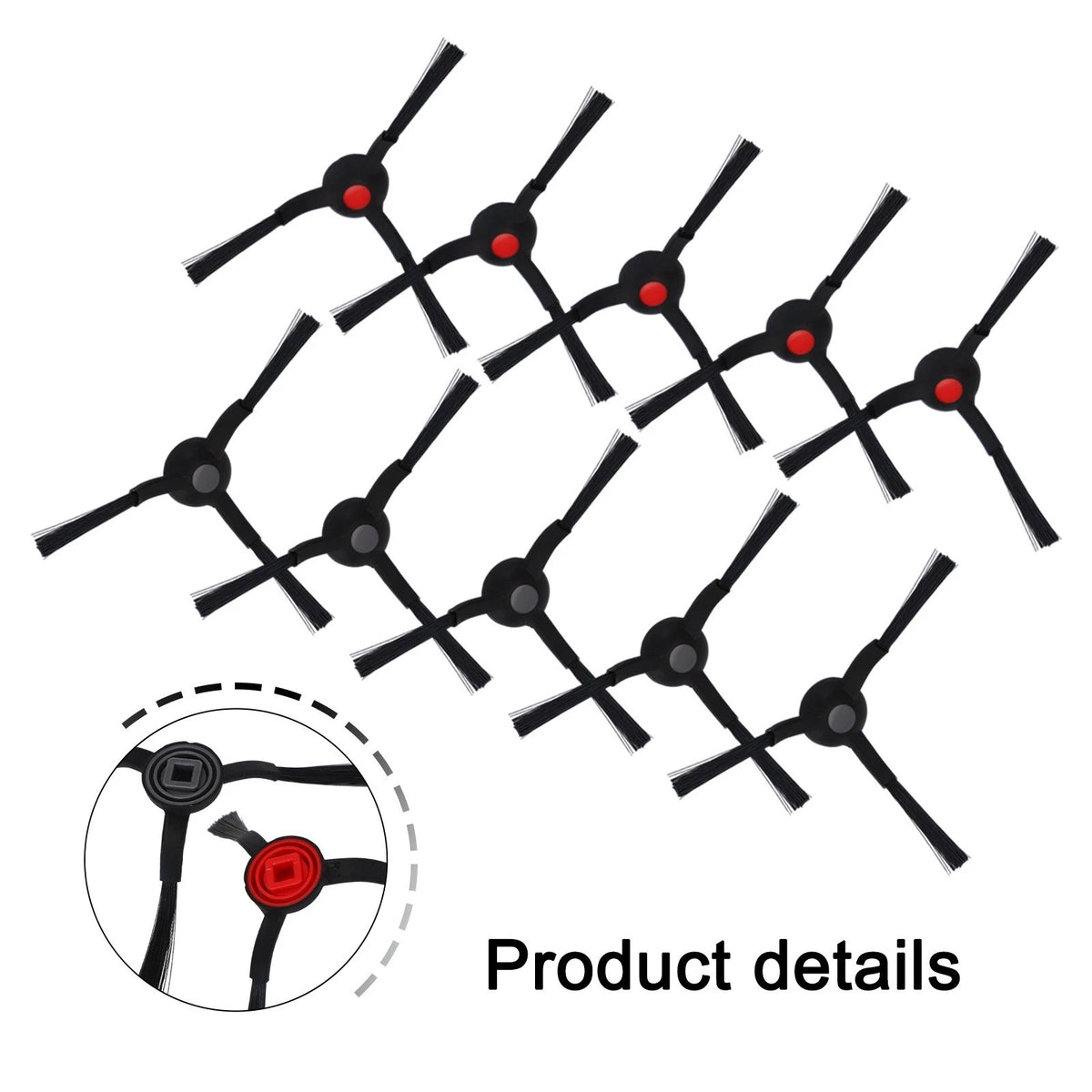10 Side Brushes for eufy 3in1 E20 Robot Vacuums