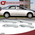 4Pcs Car Door Handle Cover Replacement for Toyota Camry 2018–2024 ABS