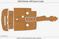 EVA Foam Teak Deck Flooring for Ebbtide 2300 Sport Cuddy (2000)